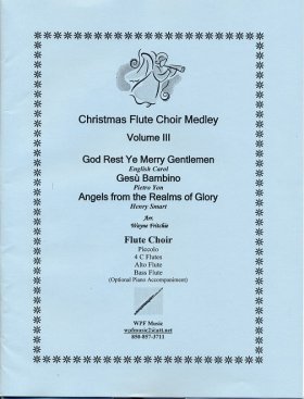 Christmas Flute Choir Medley (v.3)