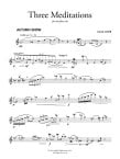 Three Meditations for Solo Alto Flute