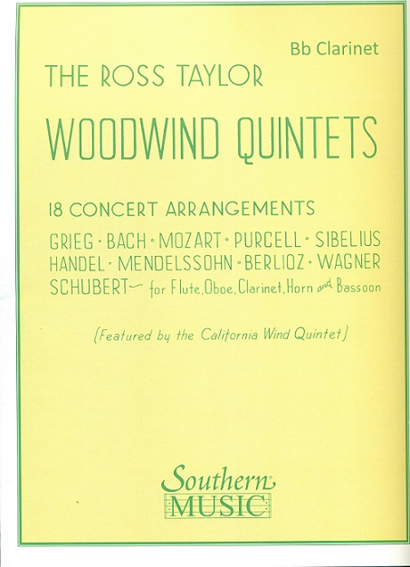 Ross Taylor Woodwind Quintet - clarinet part