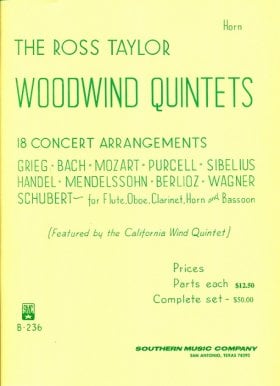 Ross Taylor Woodwind Quintets - horn part