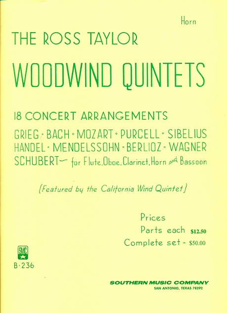Ross Taylor Woodwind Quintets - horn part