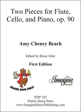 Two Pieces for Flute, Cello and Piano Op90