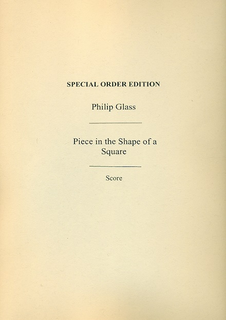 Piece in the Shape of a Square