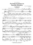 Six Improvisations on Hassidic Melodies