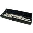 BAM France Classic Flute Case - Black Leather