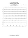 Dancing Dessert Suite for Low Flute Choir and Percussion