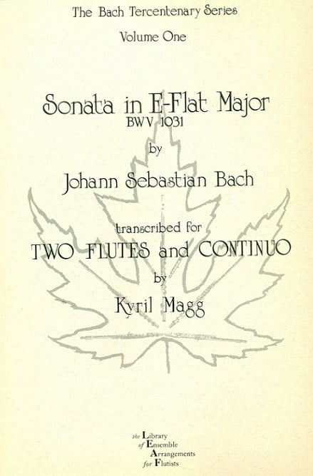 Sonata in Eb (BWV1031)