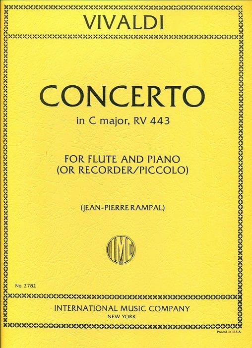Buy Concerto in C (RV443) (FVI#4) (P79) Online at $14.25 - Flute World