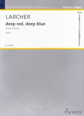 deep red, deep blue