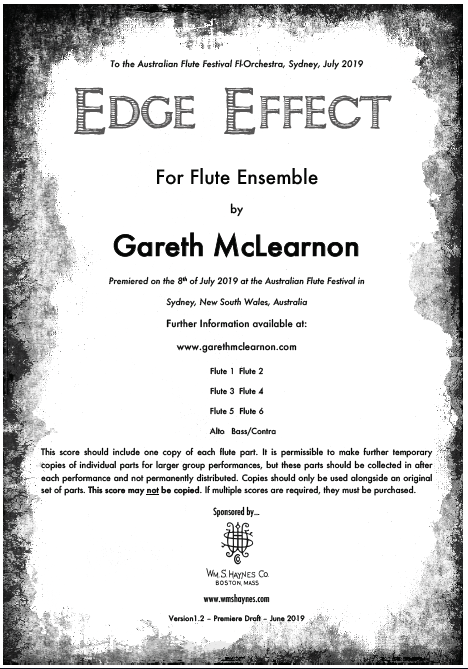 Edge Effect for Flute Ensemble