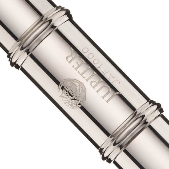 silver alto flute barrel made by jupiter flutes