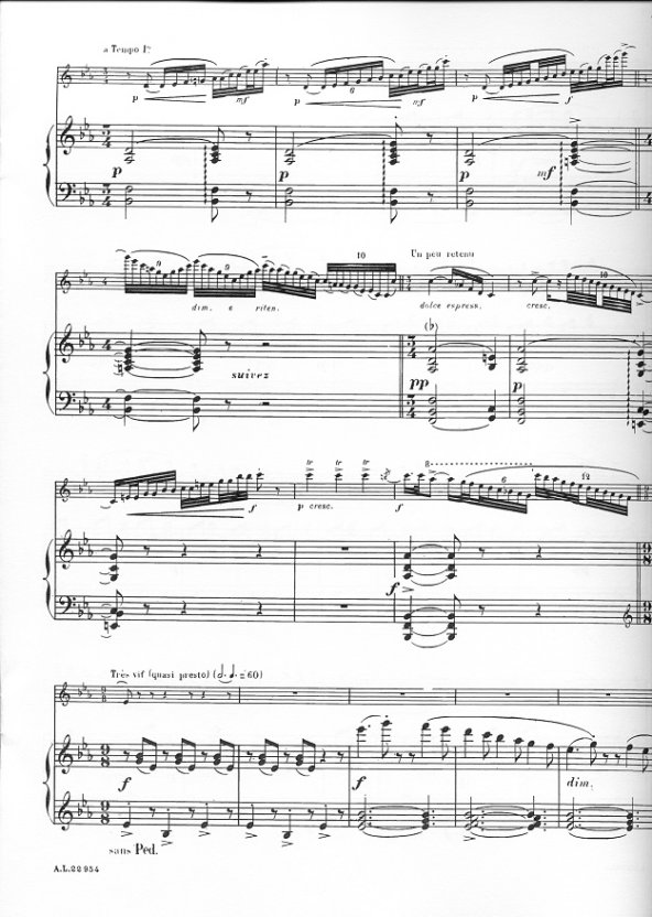 楽譜　F. J. ハイドン作曲　「PRESTO SCHERZANDO」 フルート Haydn, J :: Rondo Scherzando > Carolyn Nussbaum Music Company