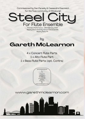 Steel City for Flute Ensemble