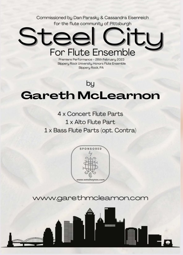 Steel City for Flute Ensemble