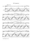 movement of sheet music for alto flute and piano