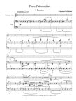sheet music for contrabass flute and piano