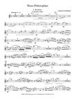 image of sheet music for contrabass flute and piano
