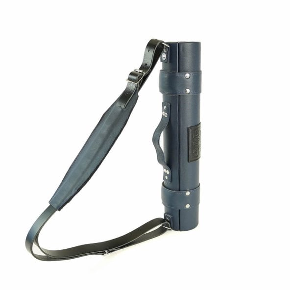Wiseman Flute/Piccolo Case - Navy Leather