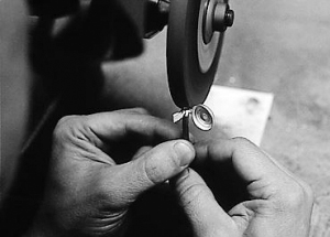 Hand finished key