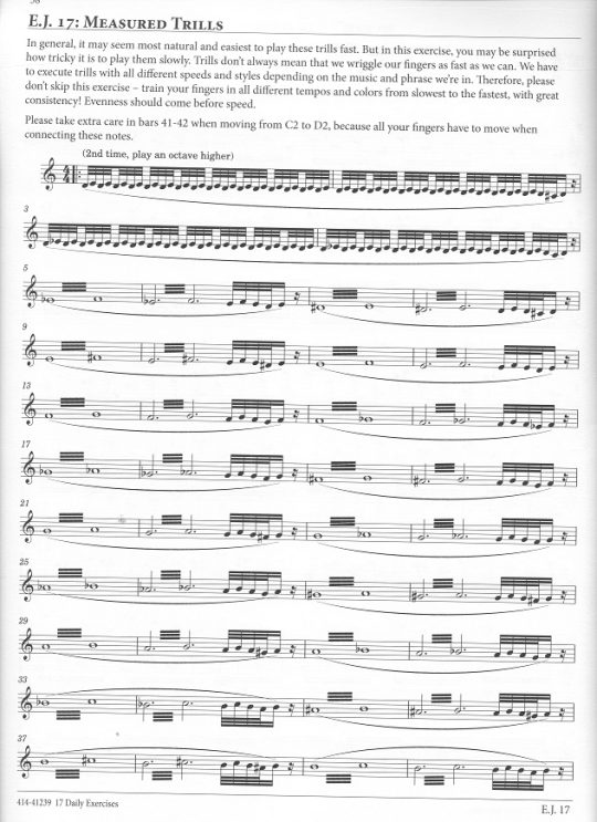 Buy Taffanel & Gaubert 17 Daily Exercises Online at 29.99 Flute World
