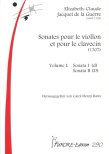 Sonates pour le Viollon et pour le clavecin, Vol 1: Sonata I (d), Sonata II (D)