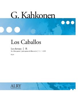 Los Caballos for Flute Quartet