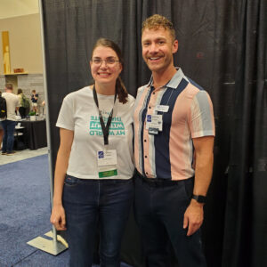 Matthew Allison of www.practiceflute.com with Tatiana of www.theflutepractice.com meet! Practice Flute The Flute Practice