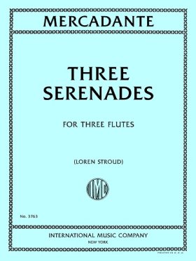 Three Serenades for three flutes