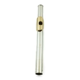 Mancke Silver Headjoint with 18K Lip and Riser, Platinum and Silver Crown Certified Pre-Owned