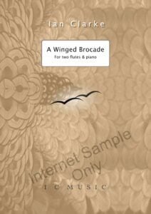 A Winged Brocade (two flutes and piano)