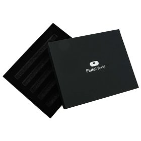 Multi-Headjoint Box for 5 Metal Flutes with Foil Logo