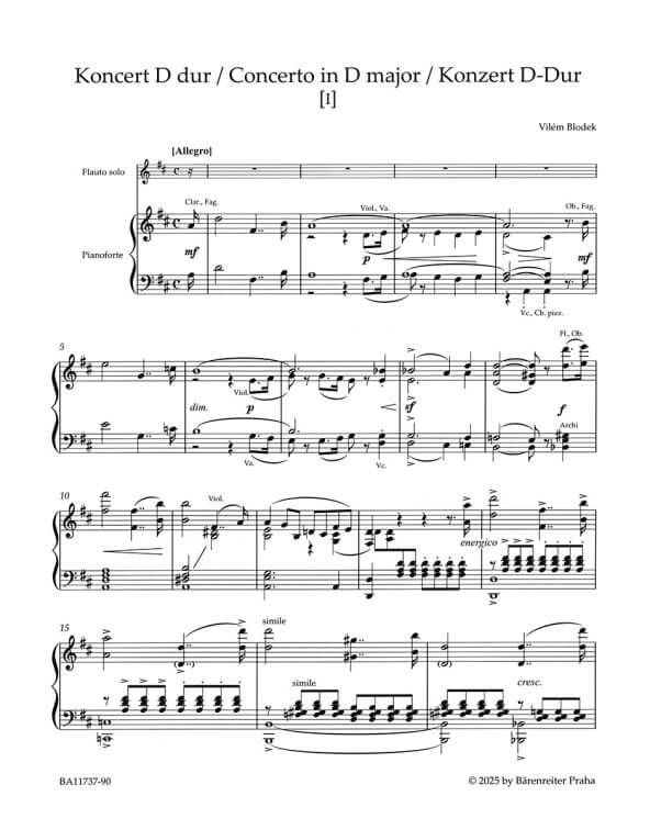 Buy Concerto for Flute and Orchestra in D major Online at $24